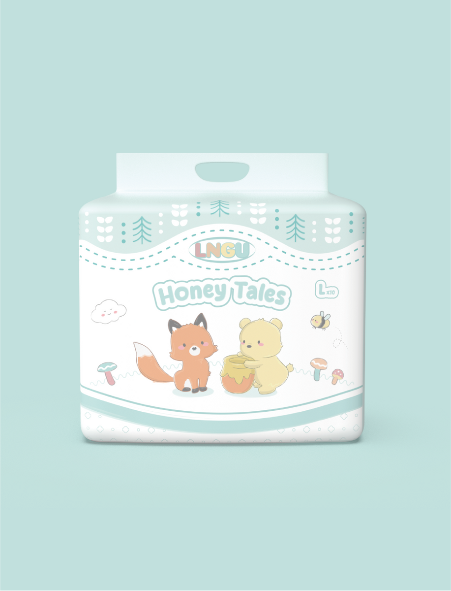 松ちゃん　LNGU Honey Tales 紙おむつ mサイズ10枚入り LNGU - Honey Tales – MyDips